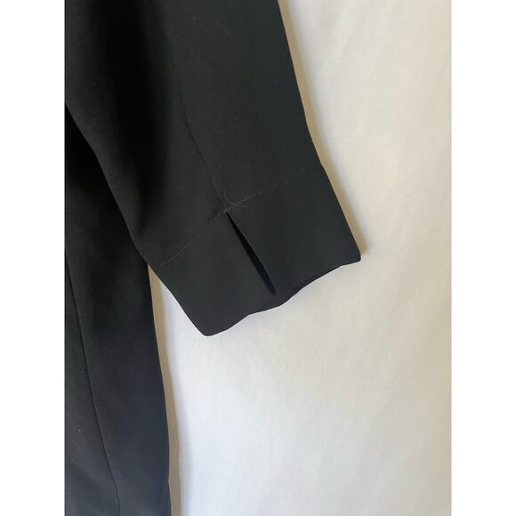 BCBGeneration Women's Black Open Front Blazer Size S 3/4 Sleeve Lightweight - Picture 3 of 8